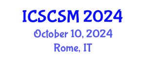 International Conference on Social Conflict and Social Movements (ICSCSM) October 10, 2024 - Rome, Italy
