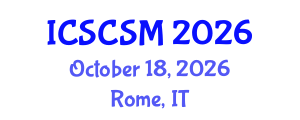 International Conference on Social Conflict and Social Movements (ICSCSM) October 18, 2026 - Rome, Italy