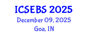 International Conference on Social, Economic and Business Sciences (ICSEBS) December 09, 2025 - Goa, India