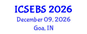 International Conference on Social, Economic and Business Sciences (ICSEBS) December 09, 2026 - Goa, India International Conference on Social, Economic and Business Sciences (ICSEBS) December 09, 2026 - Goa, India