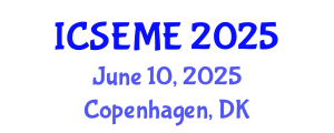 International Conference on Social, Education and Management Engineering (ICSEME) June 10, 2025 - Copenhagen, Denmark