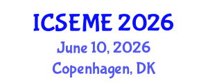 International Conference on Social, Education and Management Engineering (ICSEME) June 10, 2026 - Copenhagen, Denmark