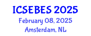 International Conference on Social, Educational, Behavioral and Economic Sciences (ICSEBES) February 08, 2025 - Amsterdam, Netherlands