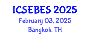 International Conference on Social, Educational, Behavioral and Economic Sciences (ICSEBES) February 03, 2025 - Bangkok, Thailand