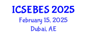 International Conference on Social, Educational, Behavioral and Economic Sciences (ICSEBES) February 15, 2025 - Dubai, United Arab Emirates