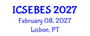International Conference on Social, Educational, Behavioral and Economic Sciences (ICSEBES) February 08, 2027 - Lisbon, Portugal