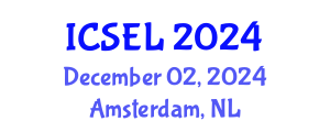 International Conference on Social Emotional Learning (ICSEL) December 02, 2024 - Amsterdam, Netherlands