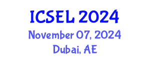 International Conference on Social Emotional Learning (ICSEL) November 07, 2024 - Dubai, United Arab Emirates