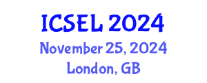 International Conference on Social Emotional Learning (ICSEL) November 25, 2024 - London, United Kingdom