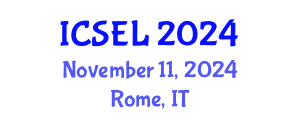 International Conference on Social Emotional Learning (ICSEL) November 11, 2024 - Rome, Italy