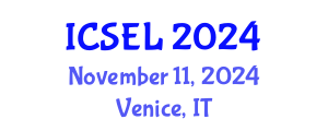 International Conference on Social Emotional Learning (ICSEL) November 11, 2024 - Venice, Italy