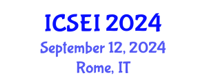 International Conference on Social Enterprise and Innovation (ICSEI) September 12, 2024 - Rome, Italy