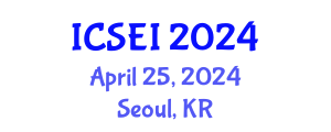 International Conference on Social Entrepreneurship and Innovation (ICSEI) April 25, 2024 - Seoul, Republic of Korea