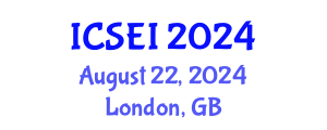 International Conference on Social Entrepreneurship and Innovation (ICSEI) August 22, 2024 - London, United Kingdom