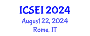 International Conference on Social Entrepreneurship and Innovation (ICSEI) August 22, 2024 - Rome, Italy