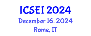 International Conference on Social Entrepreneurship and Innovation (ICSEI) December 16, 2024 - Rome, Italy