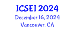 International Conference on Social Entrepreneurship and Innovation (ICSEI) December 16, 2024 - Vancouver, Canada
