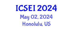 International Conference on Social Entrepreneurship and Innovation (ICSEI) May 02, 2024 - Honolulu, United States