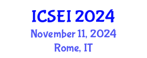 International Conference on Social Entrepreneurship and Innovation (ICSEI) November 11, 2024 - Rome, Italy