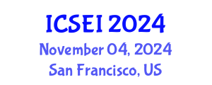 International Conference on Social Entrepreneurship and Innovation (ICSEI) November 04, 2024 - San Francisco, United States