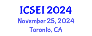 International Conference on Social Entrepreneurship and Innovation (ICSEI) November 25, 2024 - Toronto, Canada