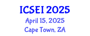 International Conference on Social Entrepreneurship and Innovation (ICSEI) April 15, 2025 - Cape Town, South Africa