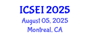 International Conference on Social Entrepreneurship and Innovation (ICSEI) August 05, 2025 - Montreal, Canada