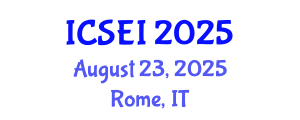 International Conference on Social Entrepreneurship and Innovation (ICSEI) August 23, 2025 - Rome, Italy