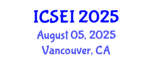 International Conference on Social Entrepreneurship and Innovation (ICSEI) August 05, 2025 - Vancouver, Canada