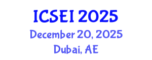 International Conference on Social Entrepreneurship and Innovation (ICSEI) December 20, 2025 - Dubai, United Arab Emirates