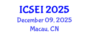 International Conference on Social Entrepreneurship and Innovation (ICSEI) December 09, 2025 - Macau, China