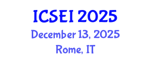 International Conference on Social Entrepreneurship and Innovation (ICSEI) December 13, 2025 - Rome, Italy