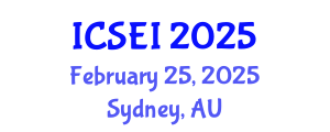 International Conference on Social Entrepreneurship and Innovation (ICSEI) February 25, 2025 - Sydney, Australia