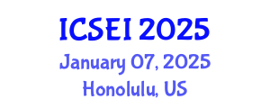 International Conference on Social Entrepreneurship and Innovation (ICSEI) January 07, 2025 - Honolulu, United States