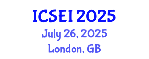 International Conference on Social Entrepreneurship and Innovation (ICSEI) July 26, 2025 - London, United Kingdom