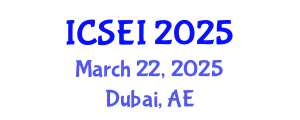 International Conference on Social Entrepreneurship and Innovation (ICSEI) March 22, 2025 - Dubai, United Arab Emirates