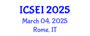 International Conference on Social Entrepreneurship and Innovation (ICSEI) March 04, 2025 - Rome, Italy