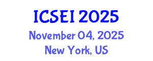 International Conference on Social Entrepreneurship and Innovation (ICSEI) November 04, 2025 - New York, United States