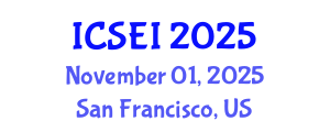 International Conference on Social Entrepreneurship and Innovation (ICSEI) November 01, 2025 - San Francisco, United States