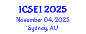 International Conference on Social Entrepreneurship and Innovation (ICSEI) November 04, 2025 - Sydney, Australia
