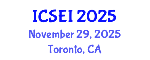 International Conference on Social Entrepreneurship and Innovation (ICSEI) November 29, 2025 - Toronto, Canada