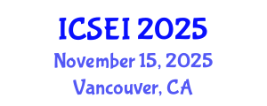 International Conference on Social Entrepreneurship and Innovation (ICSEI) November 15, 2025 - Vancouver, Canada