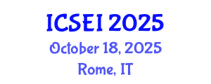 International Conference on Social Entrepreneurship and Innovation (ICSEI) October 18, 2025 - Rome, Italy