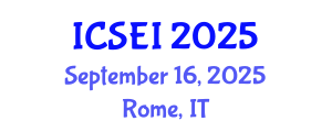 International Conference on Social Entrepreneurship and Innovation (ICSEI) September 16, 2025 - Rome, Italy