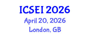 International Conference on Social Entrepreneurship and Innovation (ICSEI) April 20, 2026 - London, United Kingdom International Conference on Social Entrepreneurship and Innovation (ICSEI) April 20, 2026 - London, United Kingdom