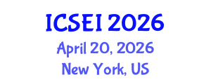 International Conference on Social Entrepreneurship and Innovation (ICSEI) April 20, 2026 - New York, United States International Conference on Social Entrepreneurship and Innovation (ICSEI) April 20, 2026 - New York, United States