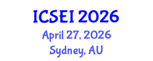 International Conference on Social Entrepreneurship and Innovation (ICSEI) April 27, 2026 - Sydney, Australia International Conference on Social Entrepreneurship and Innovation (ICSEI) April 27, 2026 - Sydney, Australia