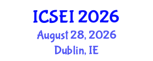 International Conference on Social Entrepreneurship and Innovation (ICSEI) August 28, 2026 - Dublin, Ireland International Conference on Social Entrepreneurship and Innovation (ICSEI) August 28, 2026 - Dublin, Ireland