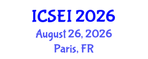 International Conference on Social Entrepreneurship and Innovation (ICSEI) August 26, 2026 - Paris, France International Conference on Social Entrepreneurship and Innovation (ICSEI) August 26, 2026 - Paris, France