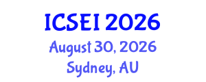 International Conference on Social Entrepreneurship and Innovation (ICSEI) August 30, 2026 - Sydney, Australia International Conference on Social Entrepreneurship and Innovation (ICSEI) August 30, 2026 - Sydney, Australia